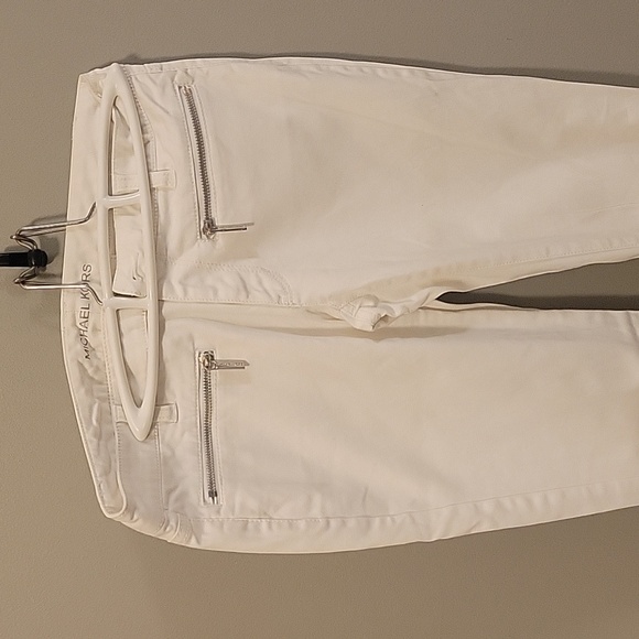 Michael Kors White Denim Pant - Picture 2 of 5